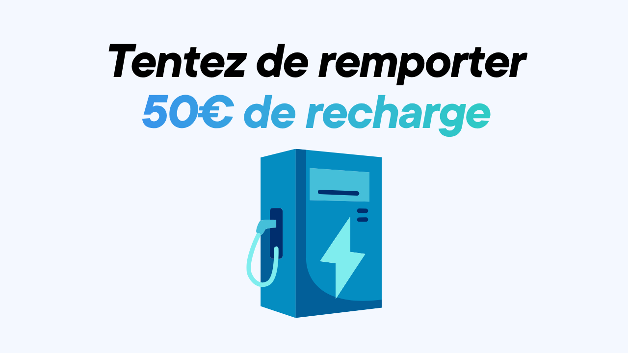Et le grand gagnant des 50€ de recharge est... — actualité MyCharge
