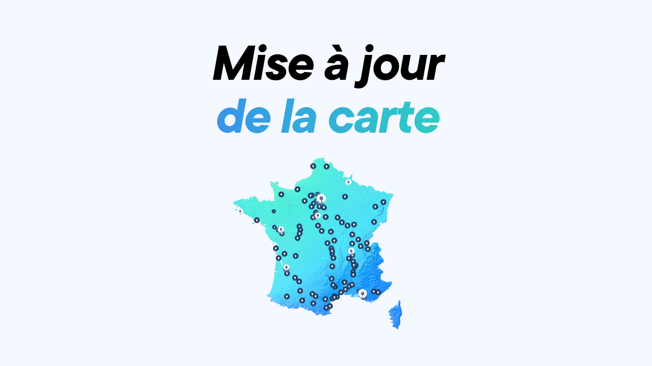 Mise à jour de la carte